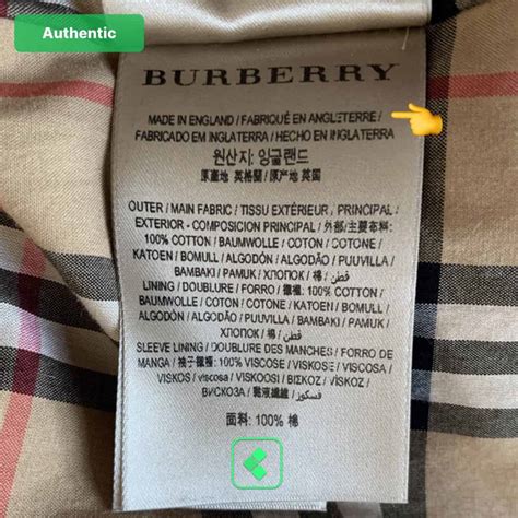 burberry jacket real or fake|authenticate burberry item.